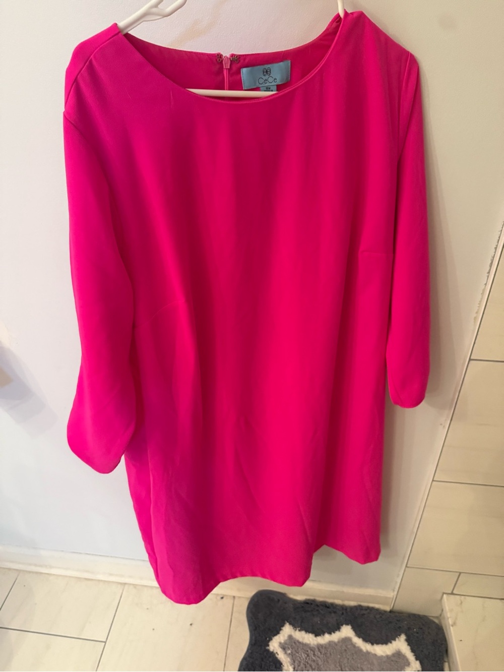 CeCe Hot Pink Shift Dress